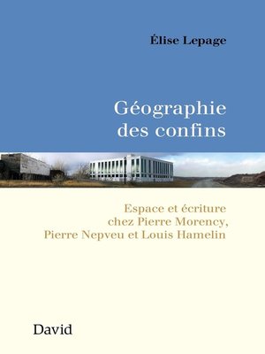 cover image of Géographie des confins